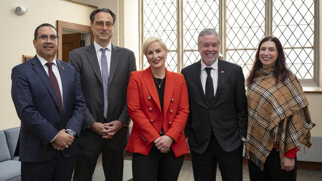 Jose Aviles, Gregory Mandel, Bridget Burns, John Fry and Jodi Bailey pictured.