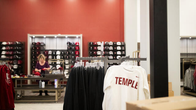 Temple University new bookstore in renovated Paley Hall