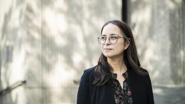 Rachel L pez outside of Beasley School of Law