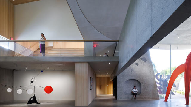 The interior of Calder Gardens