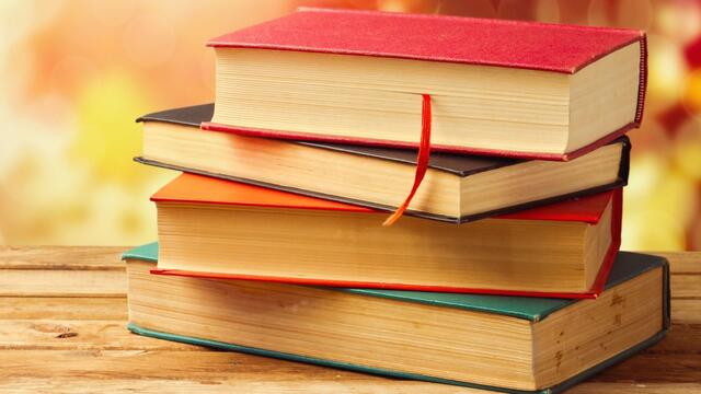 stack of books