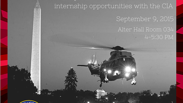 CIA Day Wednesday, September 9 from 10AM to 3PM in Student Center