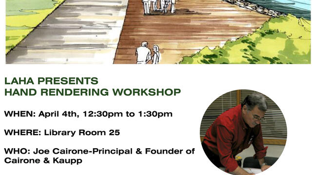 Landscape Architecture and Horticulture Association Guest Workshop by Joe Cairone