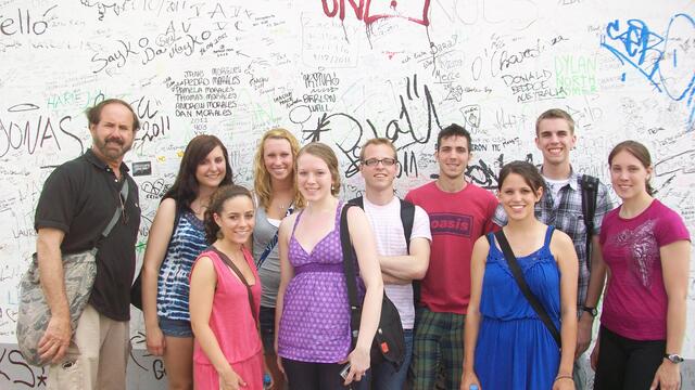 Temple students in Germany
