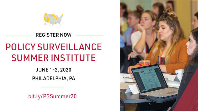 Policy Surveillance Summer Institute 2020, June 1-2
