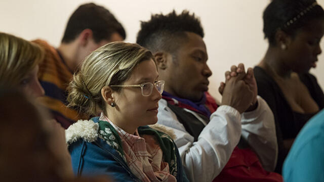 audience at paley library lecture