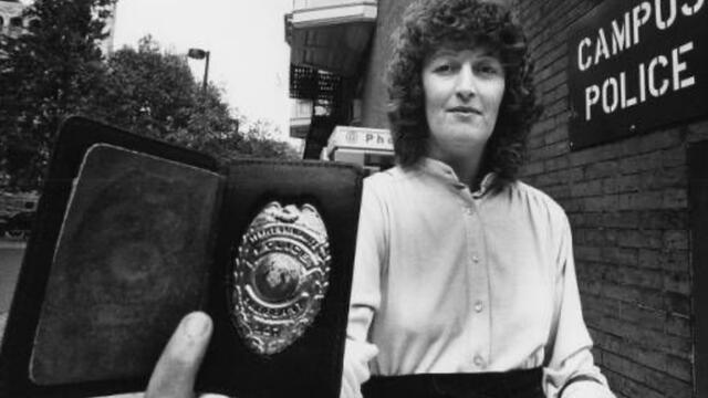 Eileen Bradley was one of the first women police officers at Temple and served the community for 50 years.
