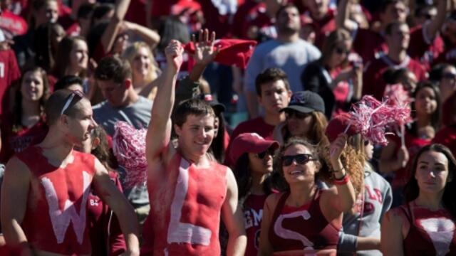 Fans at Homecoming 2015