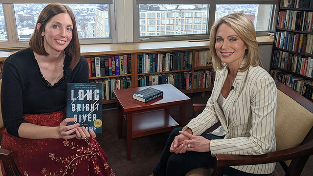 Liz Moore with ABC's Amy Robach