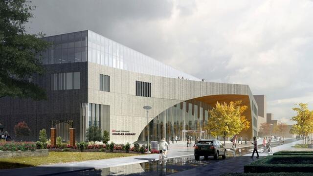 Rendering of the Charles Library