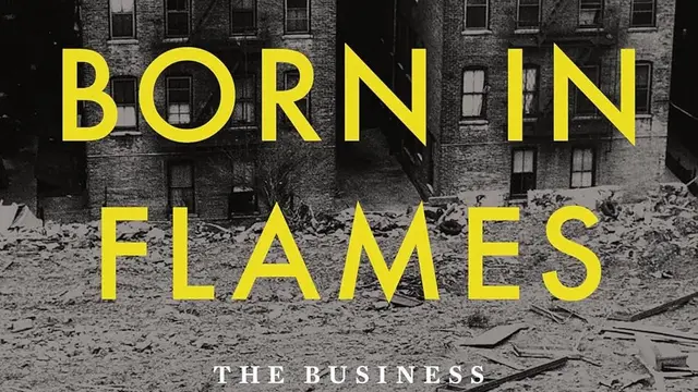 Book cover for Born in Flames by Bench Ansfield