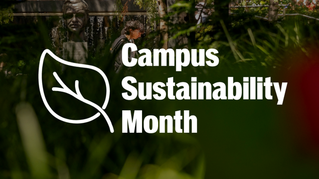 logo for campus sustainability month 