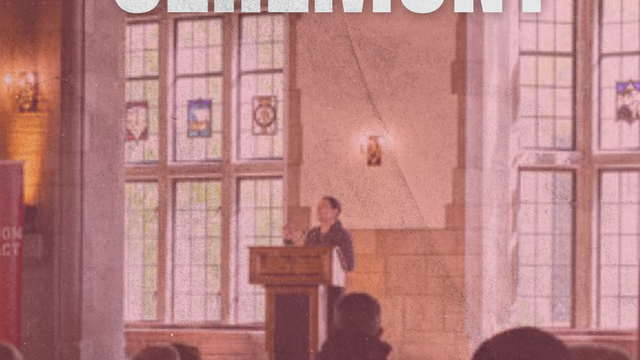 Image shows the detail for Legacy Pinning Ceremony, Wednesday 8/19 at 3PM in Mitten Hall Great Court