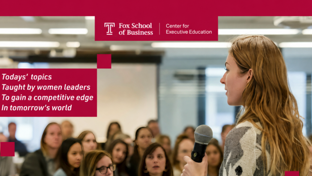Fox School of Business Women’s Leadership Series
