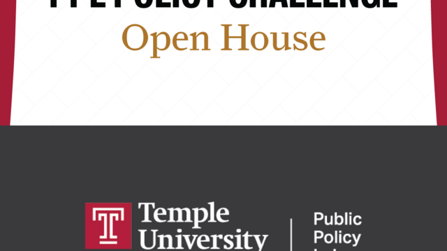 Policy Challenge Open House