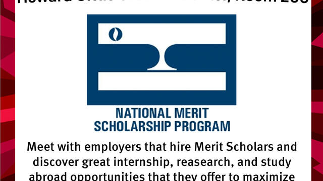 Merit Scholar Fair January 20