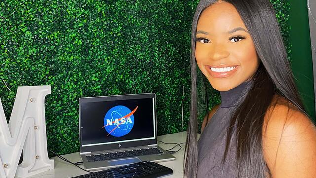 Mya Sims interned at NASA this summer.
