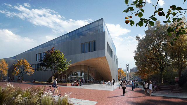 rendering of new building