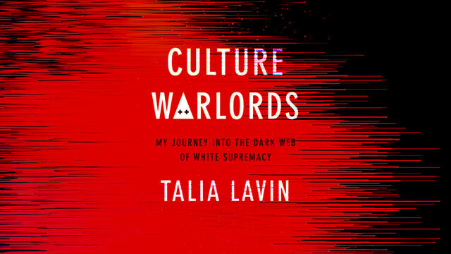 image of the book Culture Warlords with a red book cover and white words