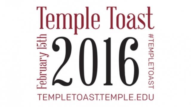 Logo for the 2016 Temple Toast.