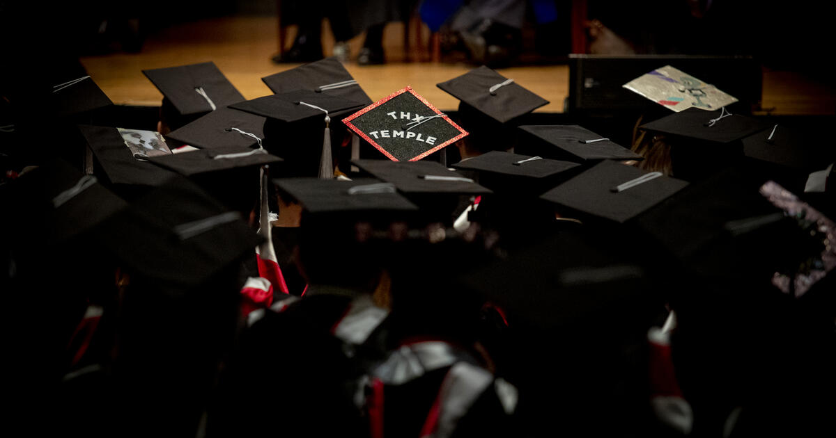Temple’s inaugural bachelor of general studies degree class prepares to ...