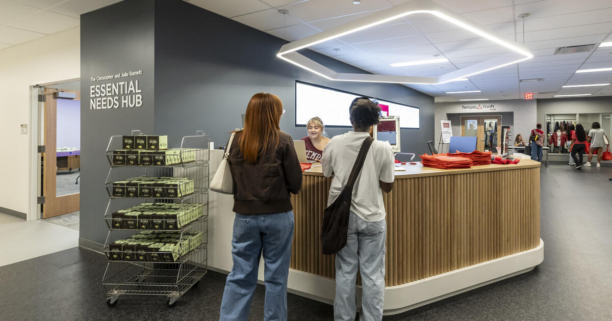 Temple University's Essential Needs Hub is now fully operational
