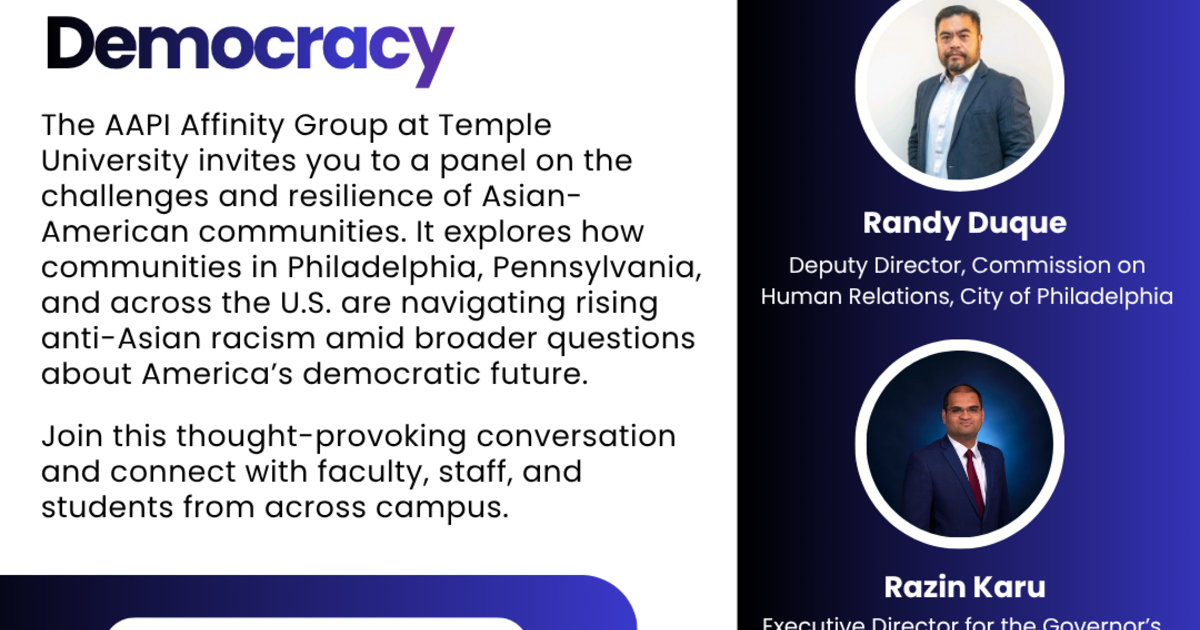 AAPI Affinity Group | Temple Now | Asian American Struggles & the ...