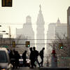 Philadelphia City Hall from North Broad Street.