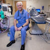Stanley Heleniak, a dental anesthesiologist, in an operating room.