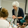 Associate Professor Lisa Kay teaching a class.