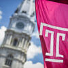 The Temple flag flies in Philadelphia