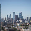 A view of Center City Philadelphia with Temple s Morgan Hall in the foreground