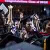 Temple graduates at 2018 Commencement ceremony