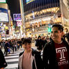 Temple students walking in Tokyo