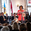 Provost JoAnne A. Epps at a podium