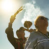 members of the Lenape Nation of Pennsylvania during a healing ceremony.