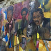 Image of Black history mural inside the Church of Advocate.