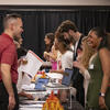 Image of students at a reverse job fair inside Temple s student center.