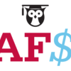 An illustration of the FAFSA acronym and an owl wearing a commencement cap.