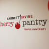 A sign reading Barnett Irvine Cherry Pantry