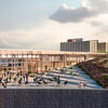 The green roof on Temple s future library.