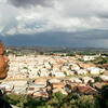Marvin DeBose looking out over a neighborhood in Johannesburg, South Africa.