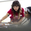 Image of high school students in Temple's summer pre-college program classroom.