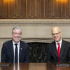 President Fry and Steve Charles pictured