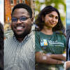 Group of Temple interns in a photo collage. 