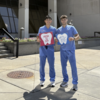 Dental students trade medical tools, including mirrors and explorers, for pickleball paddles every Friday afternoon. 