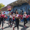 The Temple Spirit Team performs during the launch event.