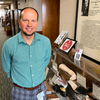 Andrew Meyr, curator of the Shoe Museum at Temple University’s School of Podiatric Medicine, has worked to transform the collection as the exhibit celebrates 50 years. 