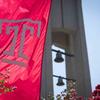Tempe flag in front of Bell Tower