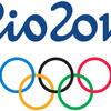 A Rio 2016 graphic with the Olympic rings.